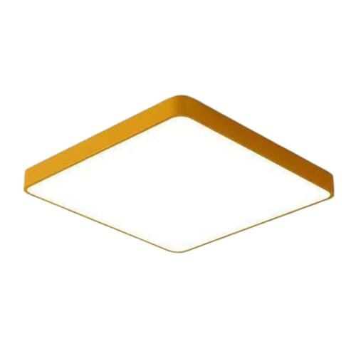 Moderne LEDDeckenleuchte im minimalistischen Stil mit AcrylLampenschirm, dreifarbig dimmbar, deckennahe Beleuchtungsvorrichtung für Schlafzimmer, Wohnzimmer, Esszimmer von Generic