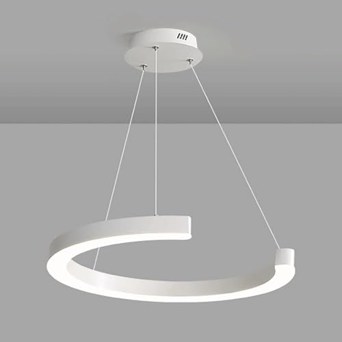 Moderne Led-pendelleuchte, 1 Ring Aluminium-kronleuchter Mit Weißem Finish, 15.7 Halo Pendelleuchte, Eingelassene Runde Hängelampen Für Esszimmer, Wohnzimmer, Kücheninsel, Dimming Moderne Led-pendelleuchte, 1 Ring Aluminium-kronleuchter Mit Weißem Finish, 15.7 Halo Pendelleuchte, Eingelassene Runde Hängelampen Für Esszimmer, Wohnzimmer, Kücheninsel, Dimming von Generic