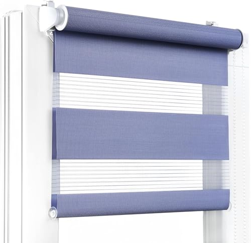 Fenster DEKOR - Rollos für Fenster Violett - Klemmfix Rollo ohne Bohren 120 x 80 cm - Doppelrollo mit einer breiten Auswahl an Größen und Farben - Blickdichte Rollos, einfach zu montieren Fenster DEKOR - Rollos für Fenster Violett - Klemmfix Rollo ohne Bohren 120 x 80 cm - Doppelrollo mit einer breiten Auswahl an Größen und Farben - Blickdichte Rollos, einfach zu montieren von Fenster DEKOR