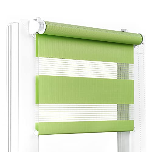 Fenster DEKOR - Rollos für Fenster Limette - Klemmfix Rollo ohne Bohren 150 x 85 cm - Doppelrollo mit einer breiten Auswahl an Größen und Farben - Blickdichte Rollos, einfach zu montieren Fenster DEKOR - Rollos für Fenster Limette - Klemmfix Rollo ohne Bohren 150 x 85 cm - Doppelrollo mit einer breiten Auswahl an Größen und Farben - Blickdichte Rollos, einfach zu montieren von Fenster DEKOR
