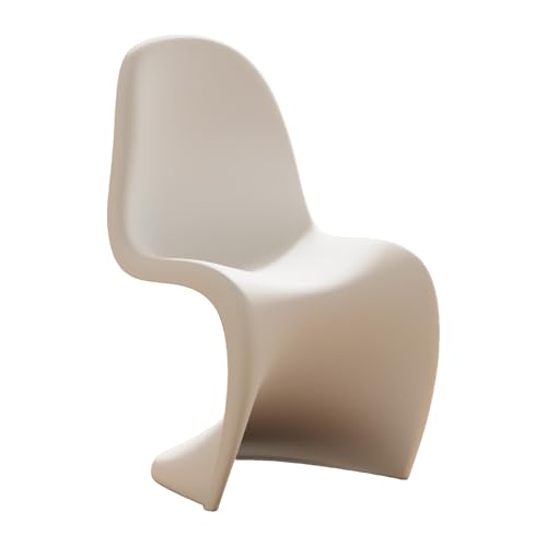 Moderne Transparente Esszimmerstühle, Stilvoller Stapelbarer Akzentstuhl aus Kunststoff, Keine Montage Erforderlich, für den Esstisch zu Hause, das Wohnzimmer, den Schminktisch(White) von Generic