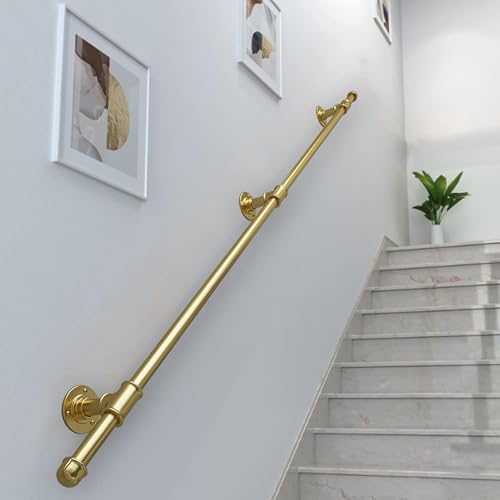 Moderne Treppe Handlauf Geländer Geländer Stütz-kit, Haltegriff Für Den Außenbereich Treppengeländer Für Den Innenbereich Außenhandläufe Wandhalterung, 20ft/600cm Moderne Treppe Handlauf Geländer Geländer Stütz-kit, Haltegriff Für Den Außenbereich Treppengeländer Für Den Innenbereich Außenhandläufe Wandhalterung, 20ft/600cm von Generic