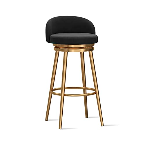 Moderne Velvet Bar Stool25.6'' High Counter Chair with Gold Metal Legs Stylish Low Back Design Perfect for Kitchen Island Breakfast Bar or Dining AreaSingle Seat Moderne Velvet Bar Stool25.6'' High Counter Chair with Gold Metal Legs Stylish Low Back Design Perfect for Kitchen Island Breakfast Bar or Dining AreaSingle Seat von Generic