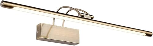 Moderne Vity Light Led-Badezimmer-Wandleuchte Verstellbare Wandleuchte Mit Drehbarem Bogenarm, Metall-Kunstwerk-Display-leuchten Für Badezimmerleuchten, Warmes Licht, Bronze, 55cm von Generic