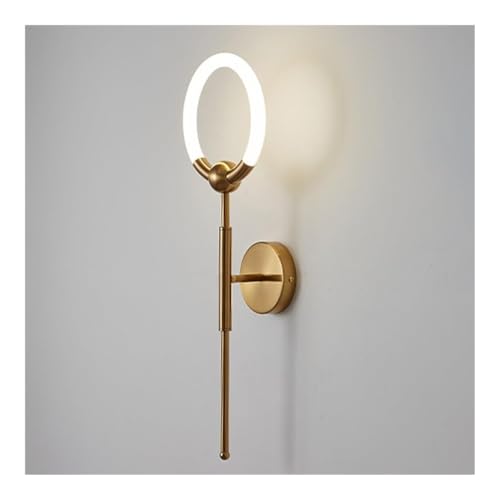 Moderne Wandlampe mit langem Arm, LED-Nachttischlampe, kreative Ring-Wandlaterne mit Acrylschirm für Schlafzimmer, Wohnzimmer, Arbeitszimmer, Esszimmer, Flur, Treppe, Saal, Restaurant (dunkel, 4000 K Moderne Wandlampe mit langem Arm, LED-Nachttischlampe, kreative Ring-Wandlaterne mit Acrylschirm für Schlafzimmer, Wohnzimmer, Arbeitszimmer, Esszimmer, Flur, Treppe, Saal, Restaurant (dunkel, 4000 K von Generic