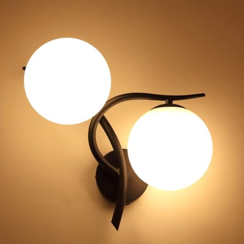 Moderne Wandleuchte Innenbeleuchtung Doppelkopf Led Wandleuchten Dekoration Kinderzimmer Wandleuchte Warmweiß Für Flur Wohnzimmer Schlafzimmer Treppe Hotels Nachttischlampe Nicht Dimm, Black, A Moderne Wandleuchte Innenbeleuchtung Doppelkopf Led Wandleuchten Dekoration Kinderzimmer Wandleuchte Warmweiß Für Flur Wohnzimmer Schlafzimmer Treppe Hotels Nachttischlampe Nicht Dimm, Black, A von Generic