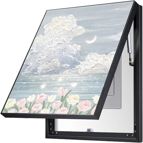 Moderne Wohnzimmer Verteilerschrank, Verteilerkasten Ausblenden Gemälde, Ausblenden Meter Elektrische Dekorative, Wandpaneele An Der Wand Montiert Elektrische Panelabdeckung (D,60 * 70) von Generic