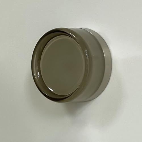 Moderne cremefarbene Wandleuchte, kreative LED-Wandleuchte, 9 W, runde, festverdrahtete Wandlampe aus Aluminium, Elegante Acrylbeleuchtung im Bauhaus-Stil für Kinderzimmer, Schlafzimmer, Nachttis von Generic