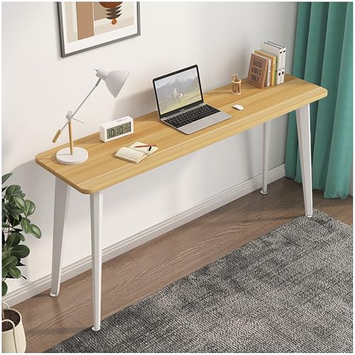 Moderner, einfacher Laptop-Schreibtisch, Chefschreibtisch, Arbeitstisch, Sekretär, einfache Montage, Home-Office-Schreibtisch for Arbeit, Studium, Schreiben, Arbeitsbereich(8,140x40cm/55.12x15.75in) von Generic