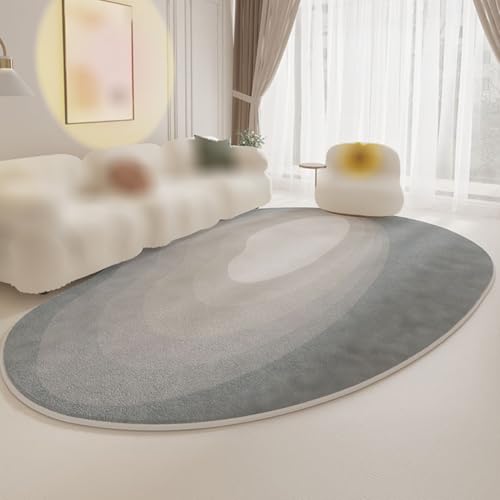 Moderner Abstrakter Flächenteppich für Wohnzimmer Esszimmer Bad Nachttisch Waschbar rutschfest Teppichboden(Pattern B,120x160cm) von Generic