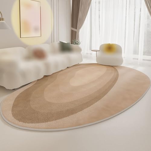 Moderner Abstrakter Flächenteppich für Wohnzimmer Esszimmer Bad Nachttisch Waschbar rutschfest Teppichboden(Pattern E,120x160cm) von Generic