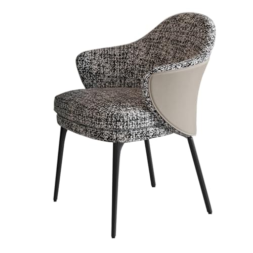 Moderner Esszimmerstuhl, gepolsterter Akzentstuhl, Moderne Mid-Century-Modern-Küchen-Esszimmerstühle mit Armlehne, Wohnzimmersessel, gepolsterte Seitenstühle mit Metallbeinen Moderner Esszimmerstuhl, gepolsterter Akzentstuhl, Moderne Mid-Century-Modern-Küchen-Esszimmerstühle mit Armlehne, Wohnzimmersessel, gepolsterte Seitenstühle mit Metallbeinen von Generic