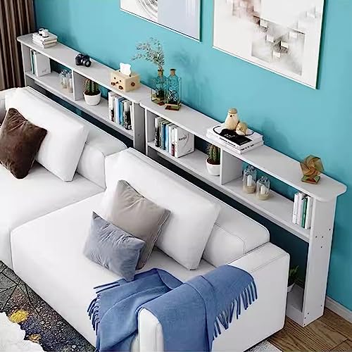 Moderner Konsolentisch 2er Set Schmales Sofa Beistelltisch mit Holzoberteil, Akzentmöbel für Wohnzimmer und Flur von Generic