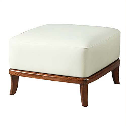Moderner Leder-Sitzsack, hochwertige Fußstütze für Wohnzimmer, multifunktionale Fußstütze mit Massivholzbeinen - Schwarz quadratisch 50 x 50 x 32 cm Hopeful Moderner Leder-Sitzsack, hochwertige Fußstütze für Wohnzimmer, multifunktionale Fußstütze mit Massivholzbeinen - Schwarz quadratisch 50 x 50 x 32 cm Hopeful von Generic