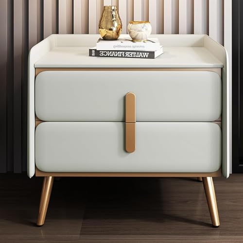 Moderner Nachttisch Mit Schublade Für Schlafzimmer Nachttisch Aus Massivholz Stabiles Und Tragendes Sofa Beistelltisch Mit 2 Schubladen Für Schlafz, White, 50 * 40 * 50cm/19.7 * 15.7 * 19.7in Moderner Nachttisch Mit Schublade Für Schlafzimmer Nachttisch Aus Massivholz Stabiles Und Tragendes Sofa Beistelltisch Mit 2 Schubladen Für Schlafz, White, 50 * 40 * 50cm/19.7 * 15.7 * 19.7in von Generic