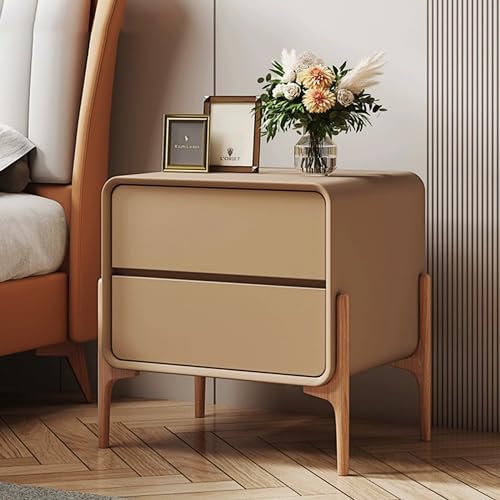 Moderner Nachttisch mit 2 Schubladen für Schlafzimmer oder Wohnzimmer, 40 x 40 x 50 cm, Braun Moderner Nachttisch mit 2 Schubladen für Schlafzimmer oder Wohnzimmer, 40 x 40 x 50 cm, Braun von Generic