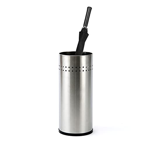 Moderner Schirmhalter, Gehstockständer aus Metall für den Innenbereich, ausgehöhlter runder Schirmständer, für Aufbewahrungsregale im Büro und Haushalt, 22 x 50 cm/Silber Moderner Schirmhalter, Gehstockständer aus Metall für den Innenbereich, ausgehöhlter runder Schirmständer, für Aufbewahrungsregale im Büro und Haushalt, 22 x 50 cm/Silber von Generic