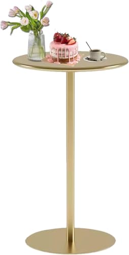Moderner Theken-bartisch Mit Metallgestell, Pub-schreibtisch Für Wohnzimmer, Küche, Restaurant, Gold Bistrotisch Für Cocktail-kaffee, Wohnzimmer Beistelltisch Sofa Beistelltisch, One Color, 40x40x62cm Moderner Theken-bartisch Mit Metallgestell, Pub-schreibtisch Für Wohnzimmer, Küche, Restaurant, Gold Bistrotisch Für Cocktail-kaffee, Wohnzimmer Beistelltisch Sofa Beistelltisch, One Color, 40x40x62cm von Generic