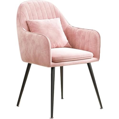 Moderner Velours Polstersessel mit Stahlbeinen, Eckstuhl mit Rückenlehne, Akzent-Sessel für Theke Lounge Wohnzimmer Büro Schlafzimmer Moderner Velours Polstersessel mit Stahlbeinen, Eckstuhl mit Rückenlehne, Akzent-Sessel für Theke Lounge Wohnzimmer Büro Schlafzimmer von Generic
