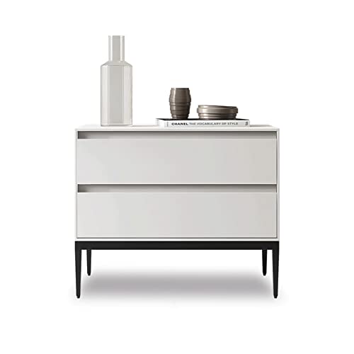 Moderner minimalistischer Nachttisch mit fortschrittlicher Aufbewahrung Leichter Luxus-Bend-Tisch Moderner minimalistischer Nachttisch mit fortschrittlicher Aufbewahrung Leichter Luxus-Bend-Tisch von Generic