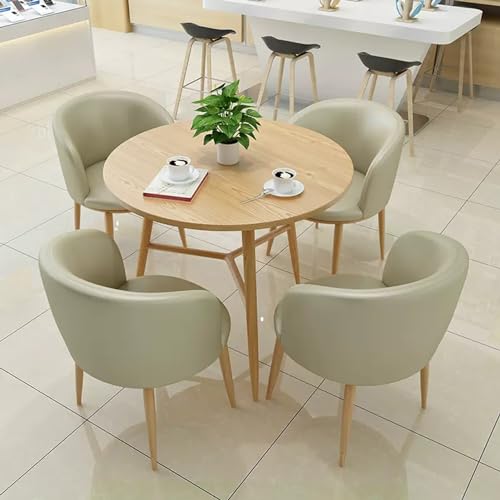 Modernes Büro Empfang Club Tisch und Stuhl Set Stilvoller Konferenztisch mit Stühlen für Verhandlungen und Kaffeesprechungen Platzsparende Möbel für Empfangsraum Modernes Büro Empfang Club Tisch und Stuhl Set Stilvoller Konferenztisch mit Stühlen für Verhandlungen und Kaffeesprechungen Platzsparende Möbel für Empfangsraum von Generic