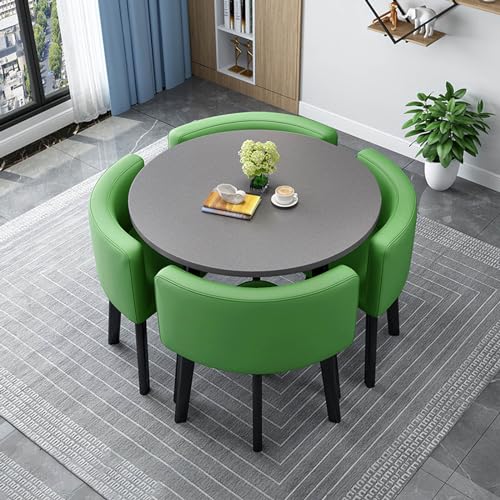 Modernes Tisch- und Stuhl-Set für das Büro, kleine Möbel für Konferenzraum, Küche, Wohnzimmer, Esszimmer von Generic