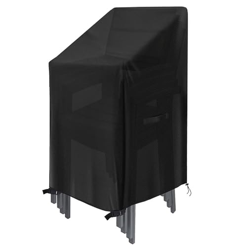 Möbelabdeckung für den Außenbereich, wasserdicht, für Outdoor-Möbel, stapelbar, Oxford-Polyester-Bezug für Gartenstühle von Generic