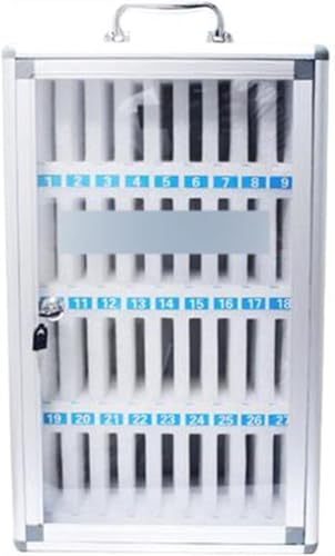 Möbelschlösser Trsparent Abschließbare Handy-aufbewahrungsbox Student Staff Handy-aufbewahrungsbox Restaurt Storage Cabinet Geschenk, Silver, 36 Möbelschlösser Trsparent Abschließbare Handy-aufbewahrungsbox Student Staff Handy-aufbewahrungsbox Restaurt Storage Cabinet Geschenk, Silver, 36 von Generic