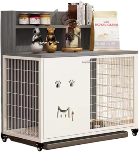 Möbelstil Hundebox Moderne Hundebox Möbel Werten Ihre Wohnkultur Auf Und Bieten Gleichzeitig Einen Sicheren Platz Für Ihren Hund Haustierzwinger Holz Hundezwinger Dekor, Grey von Generic