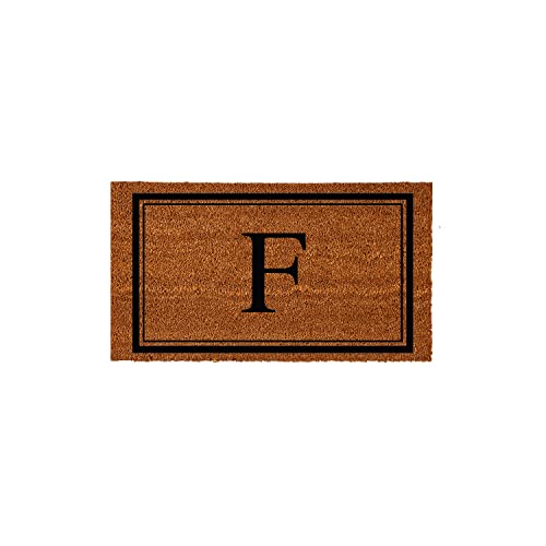 Monogramm Buchstabe F Eingang Schmutzfang Kokosfaser Teppich Waschmaschinenfest Schmutzfänger Waschbar Läufer Flur Für Außenbereich Eingang Flur 40 X 60Cm Monogramm Buchstabe F Eingang Schmutzfang Kokosfaser Teppich Waschmaschinenfest Schmutzfänger Waschbar Läufer Flur Für Außenbereich Eingang Flur 40 X 60Cm von Generic