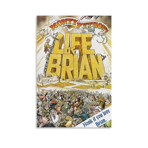 Monty Pythons Life of Brian Filmplakate, Bilddruck, Leinwand, Poster, Wandfarbe, Kunstposter, Deko von Generic