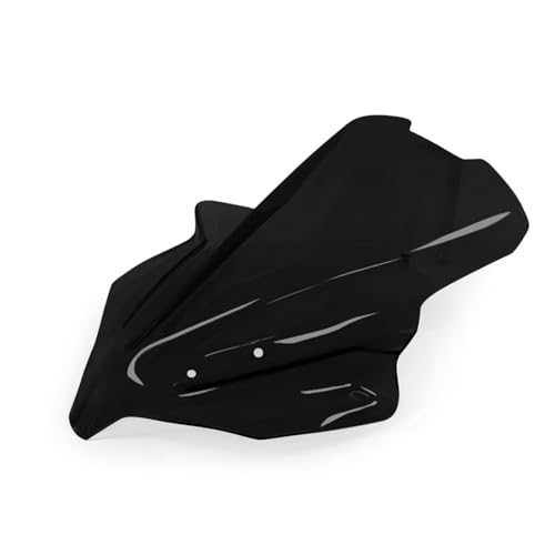 Motorrad Windschutzscheibe Windschutz Windabweiser Schild Bildschirm Visier Glas Für Yamaha MT-10 SP 2022(Black) von Generic