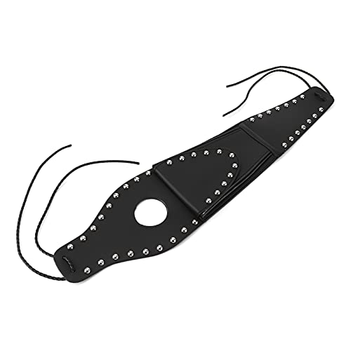 Motorradtankabdeckung, Kraftstofftank -Tank -Tank Beutel für Motorrad mit Beutelbeutel PU Leder Motorrad Kraftstoff Tankdeckel Abdeckung Tafel für XL 883 1200 48 (Silberne Nieten) von Generic