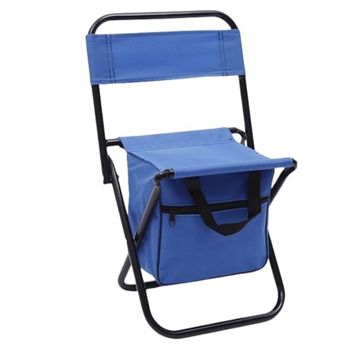 Multifunktion tragbarer Hocker mit Kühlertasche, Faltbarer Campingstuhl, Leichtes Design für Angeln und Outdoor-Abenteuer blau Multifunktion tragbarer Hocker mit Kühlertasche, Faltbarer Campingstuhl, Leichtes Design für Angeln und Outdoor-Abenteuer blau von Generic