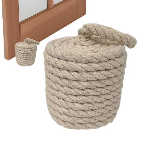 Multifunktional gewichteter Türstopp - Seilgriff Stopper | Doppelte Verwendung als Buchend & Fensterkeil - Nicht -Schlupf -Boden für Hartholz-/Fliesenböden - Home & Wesentliche von Generic