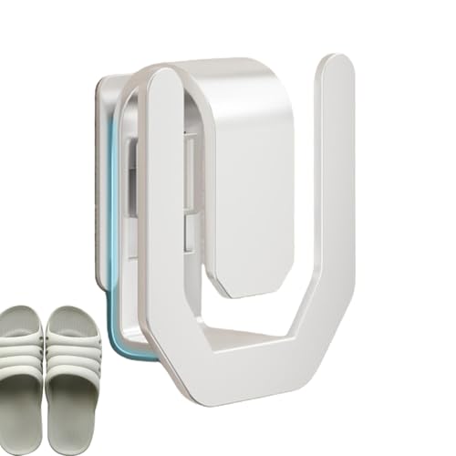 Multifunktionaler Wand-Chiphalter aus Aluminium, ohne Bohren, für Schuhe, Schuhe und Accessoires, modernes Design mit Drainage Multifunktionaler Wand-Chiphalter aus Aluminium, ohne Bohren, für Schuhe, Schuhe und Accessoires, modernes Design mit Drainage von Generic