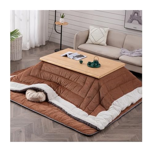 Multifunktions-Heizung Futonset Massivholz-Kaffeetisch Tisch im japanischen Stil Heiztisch Schnelle Wärmeerzeugung Energiesparend Vielseitig einsetzbar(80 * 80 * 45cm) von Generic