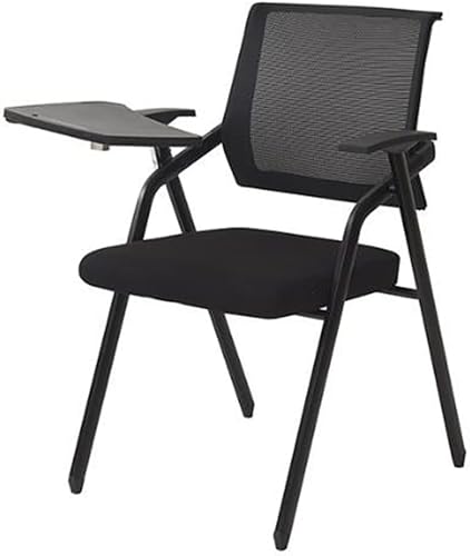 Multifutiol Arbeitsstuhl Bürostuhl Klappstuhl Mit Schreibtafel, Black von Generic