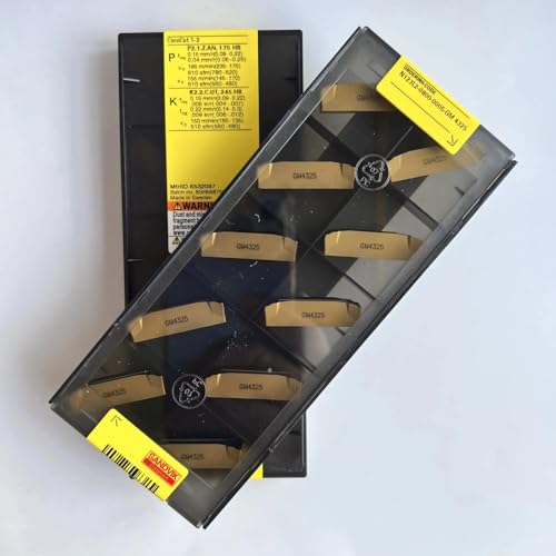 N123L2-0800-0005-GM 4325/Carbon-CNC-Klingenwerkzeug, 10 Stück von Generic
