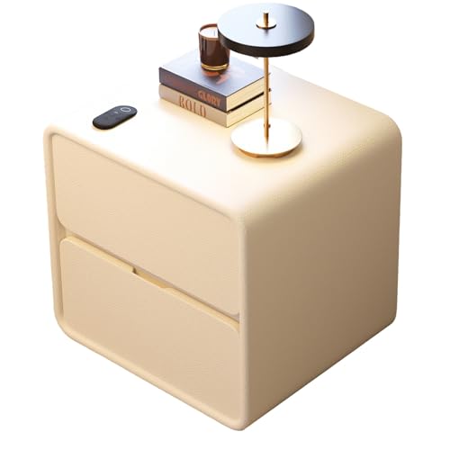 Nachttisch Schlafzimmer Nachttisch Schlichter moderner Massivholz-Nachttischschrank einfacher Aufbewahrungsschrank Schubladenstil aus Kiefernholz(1,50CM(19.6IN)) von Generic
