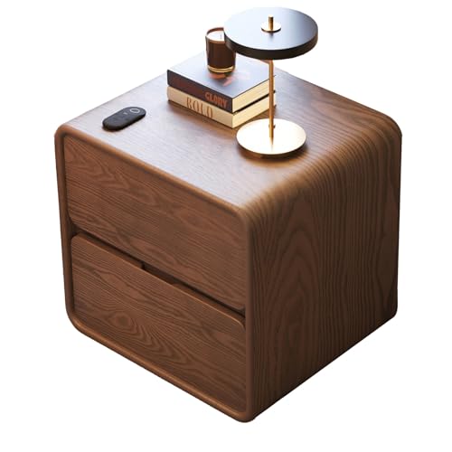 Nachttisch Schlafzimmer Nachttisch Schlichter moderner Massivholz-Nachttischschrank einfacher Aufbewahrungsschrank Schubladenstil aus Kiefernholz(3,45CM(17.7IN)) von Generic