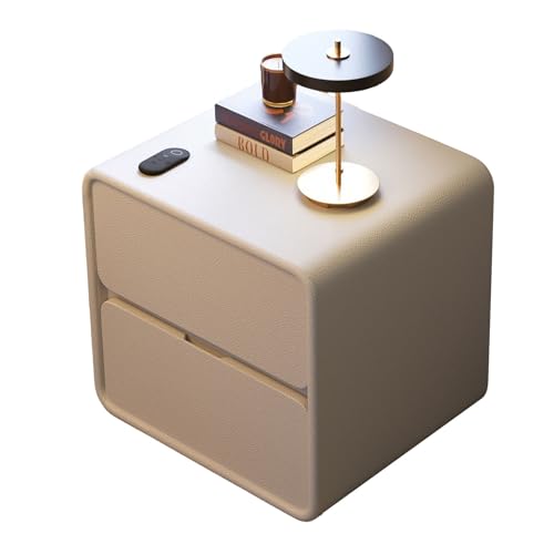 Nachttisch Schlafzimmer Nachttisch Schlichter moderner Massivholz-Nachttischschrank einfacher Aufbewahrungsschrank Schubladenstil aus Kiefernholz(6,45CM(17.7IN)) von Generic