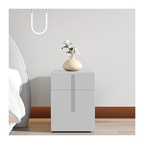 Nachttisch im nordischen Stil mit doppelter Schublade und ultraschmalem Design für Band-Wohnzimmer von Generic