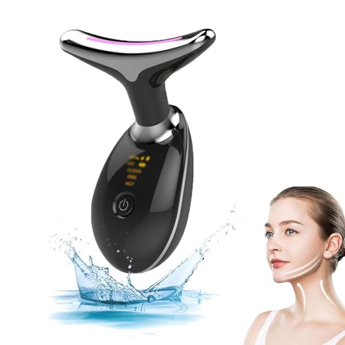 Nadove Micro-Glow Facial,Nadove Micro Glow Face Sculptor-Face And Neck Beauty Device-7 different LED light modes,Nadove Micro Glow Facial Machine (Black) von Generic