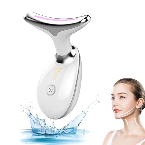 Nadove Micro-Glow Facial,Nadove Micro Glow Face Sculptor-Face And Neck Beauty Device-7 different LED light modes,Nadove Micro Glow Facial Machine (White) von Generic