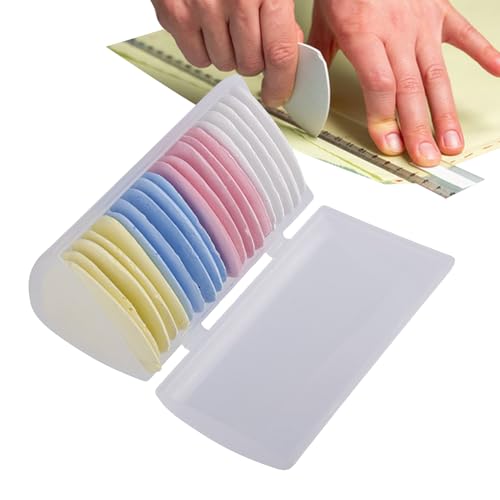 Nähkreide, Quiltkreide - Löschbares Markierungswerkzeug für Stoffe in Dreiecksform mit Kreide | Schneiderzubehör Nähmaschine für Schneiderinnen und Designer von Generic