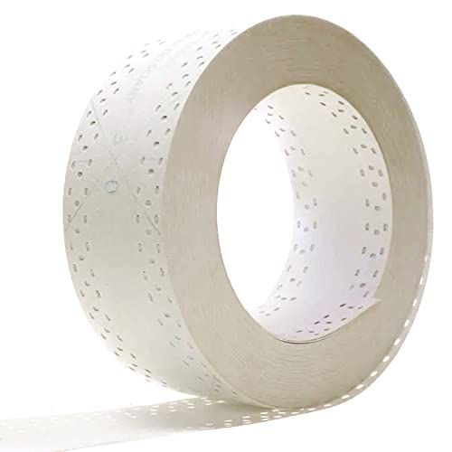 Generisches Nahtabdeckband, Kantenschutz, Eckschiene für Trockenbau, Gipskarton, Fugenband, Dichtungsband, SIME Tapes Q, 25 m / 50 mm von Generic