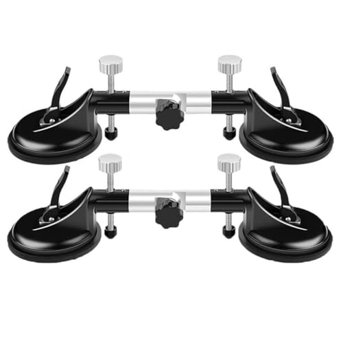 Nahtloser Fugenrichter – Saugheber Typ für Stein Arbeitsplatten – 2er Set, 5 Zoll Gummi Seam Setter – Verstellbarer Winkel 90-270° von Generic