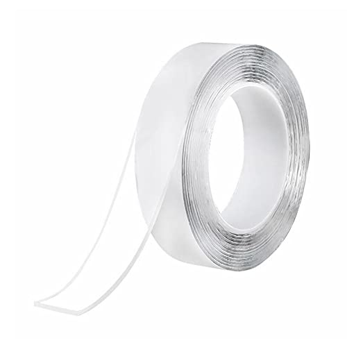 Nano-Kleber Transparentes doppelseitiges Klebeband Wiederverwendbare wasserdichte selbstklebende K5H5 Klebebänder waschbar transparent Bänder von generic