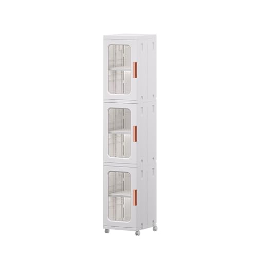 Narrow Slim Bathroom Storage nizer CabinetMultifunctional 2/3/4 Tier Shelving Unit for Small Spaces Efficient and Stylish Bathroom Space Saver von Generic